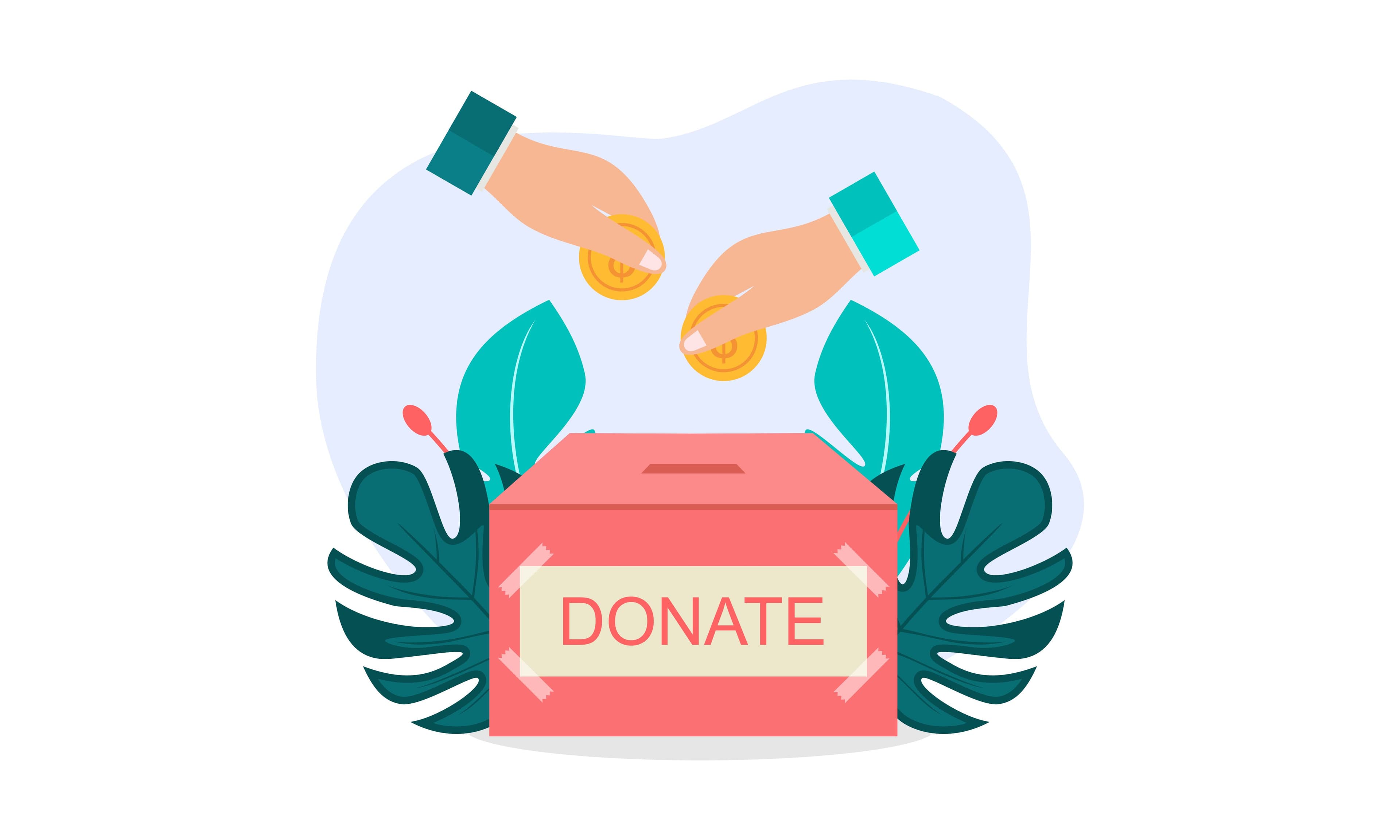 donation box logo